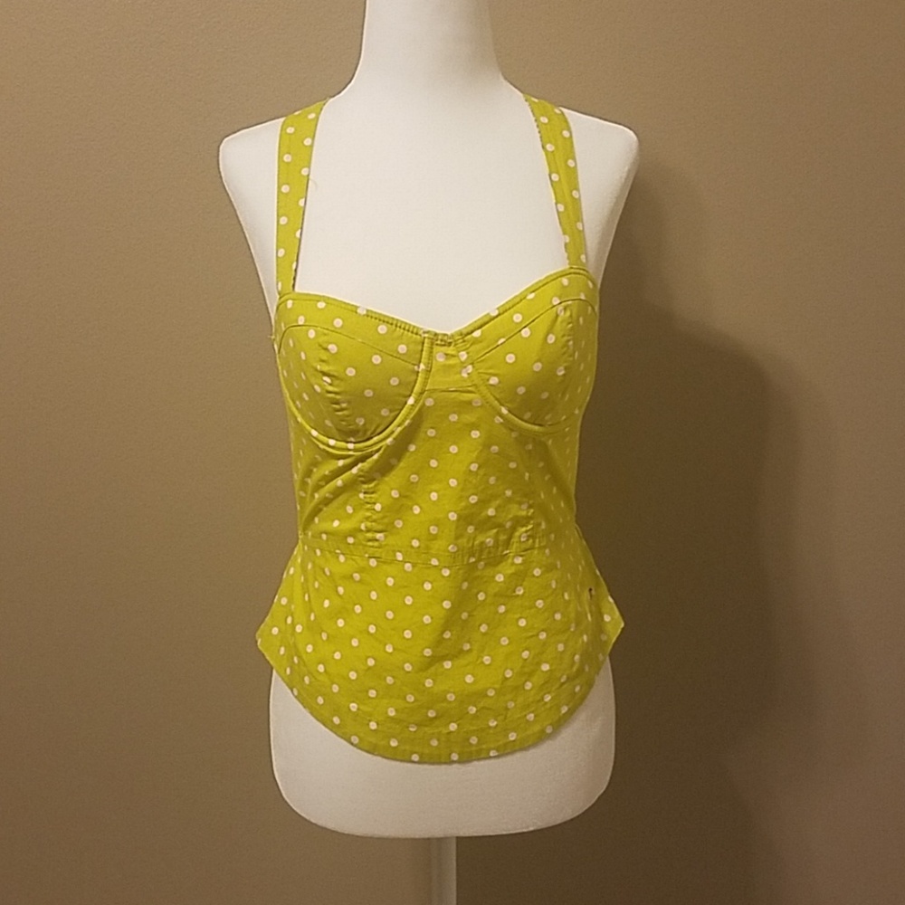 Polka Dot Lime Tank